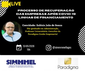 LIVE SIMMMEL - Processo de recuperação das empresas após COVID 19 - Linhas de financiamento
